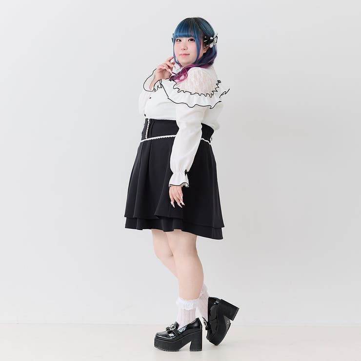 地雷系 ブラウス DearMyLove NOEMIE サックス ブルー 地雷系 ブラウス DearMyLove NOEMIE サックス ブルー - メルカリ