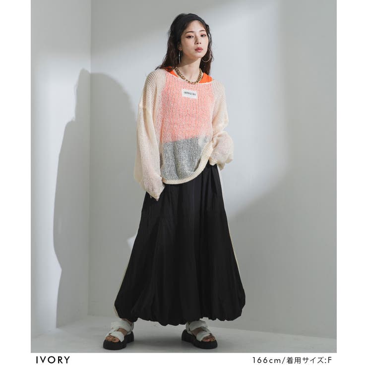 シアーメッシュモヘアタッチニット 韓国 夢展望 bohmal(ボマール) | 夢展望 | 詳細画像3 