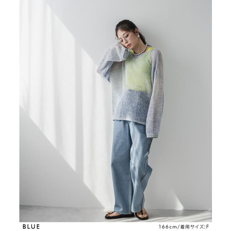 シアーメッシュモヘアタッチニット 韓国 夢展望 bohmal(ボマール) | 夢展望 | 詳細画像9 