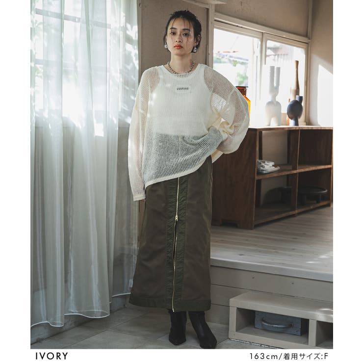 シアーメッシュモヘアタッチニット 韓国 夢展望 bohmal(ボマール) | 夢展望 | 詳細画像13 