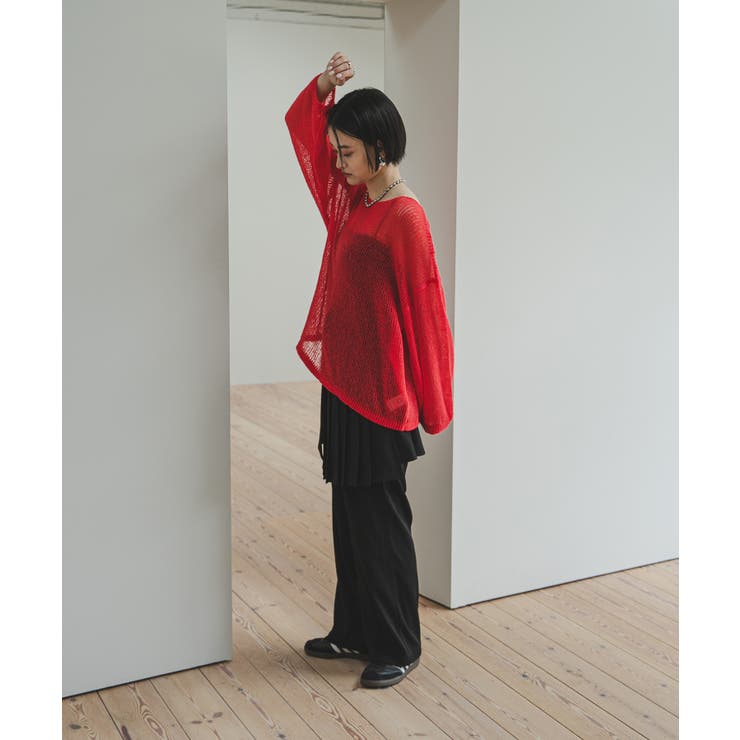 シアーメッシュモヘアタッチニット 韓国 夢展望 bohmal(ボマール) | 夢展望 | 詳細画像23 