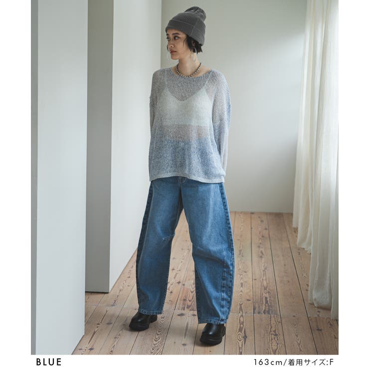 シアーメッシュモヘアタッチニット 韓国 夢展望 bohmal(ボマール) | 夢展望 | 詳細画像28 