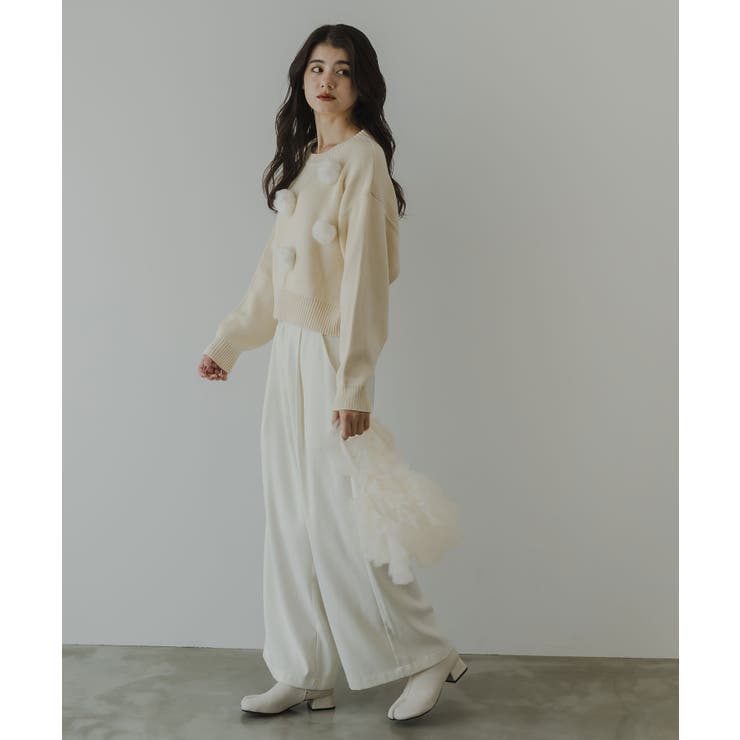 ファーポンポンニット 韓国 夢展望 | 夢展望 | 詳細画像4 