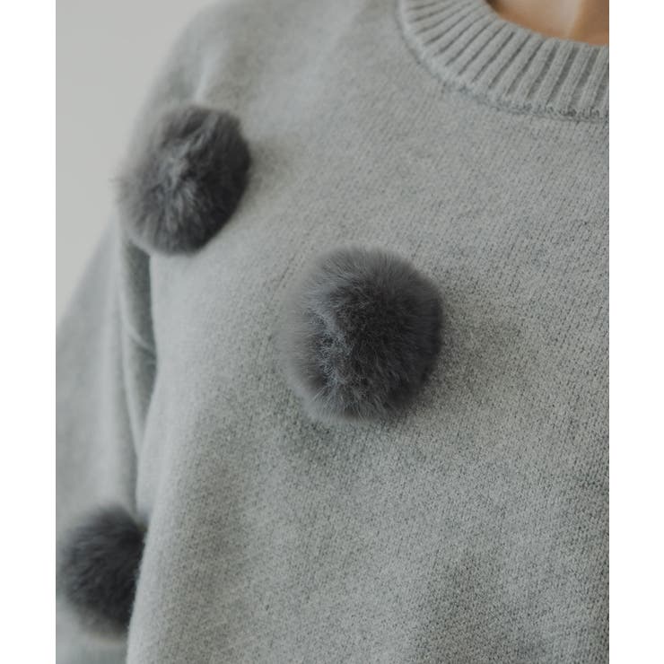 ファーポンポンニット 韓国 夢展望 | 夢展望 | 詳細画像17 