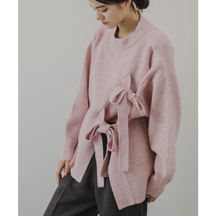 Wリボンスリットニット 韓国 夢展望 | 夢展望 | 詳細画像8 