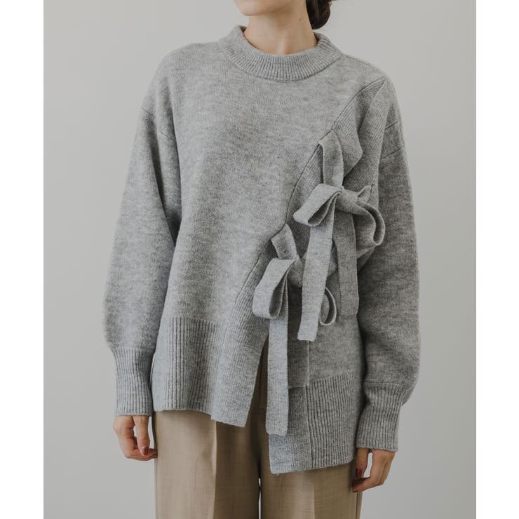 Wリボンスリットニット 韓国 夢展望 | 夢展望 | 詳細画像19 