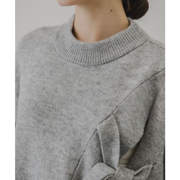 Wリボンスリットニット 韓国 夢展望 | 夢展望 | 詳細画像22 