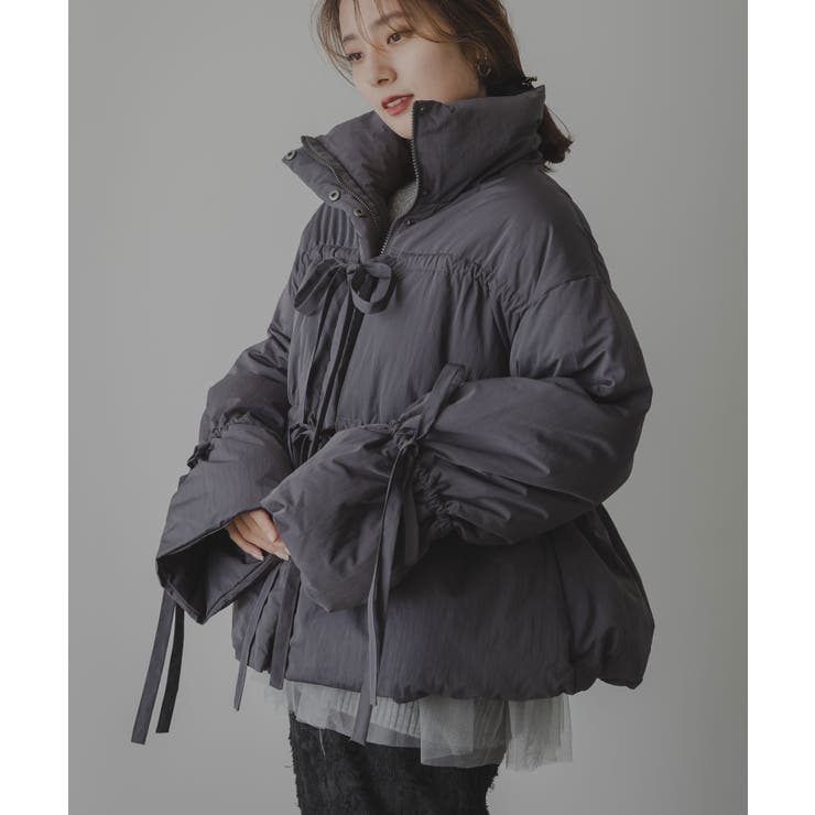 メニーリボンフェイクダウンコート 韓国 夢展望 | 夢展望 | 詳細画像29 