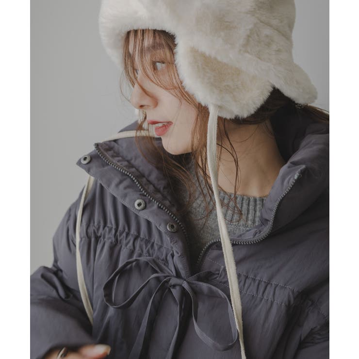 メニーリボンフェイクダウンコート 韓国 夢展望 | 夢展望 | 詳細画像30 