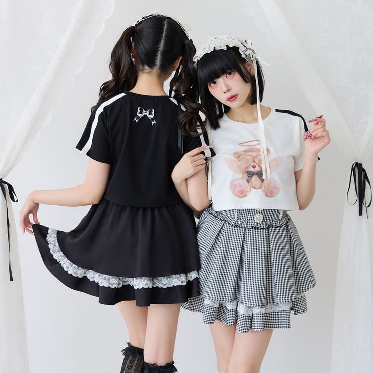 選べるプリントクロップドT 量産型 地雷系 夢展望 | DearMyLove | 詳細画像6 