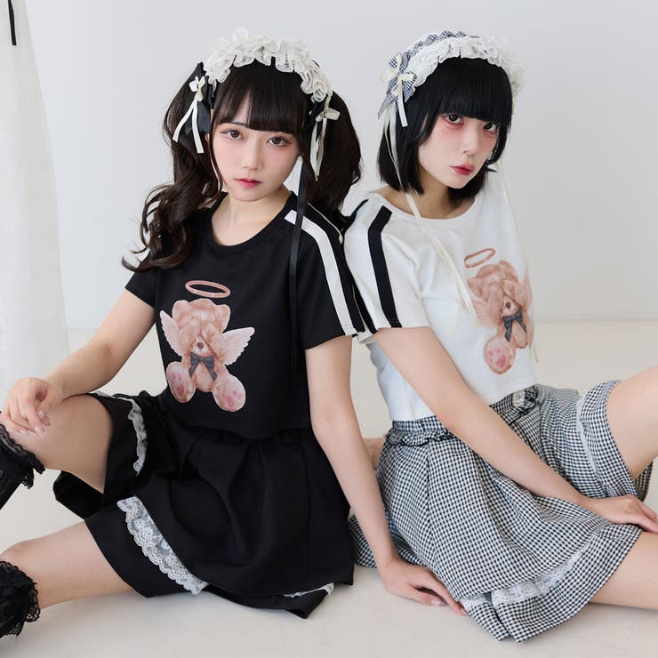 選べるプリントクロップドT 量産型 地雷系 夢展望 | DearMyLove | 詳細画像8 