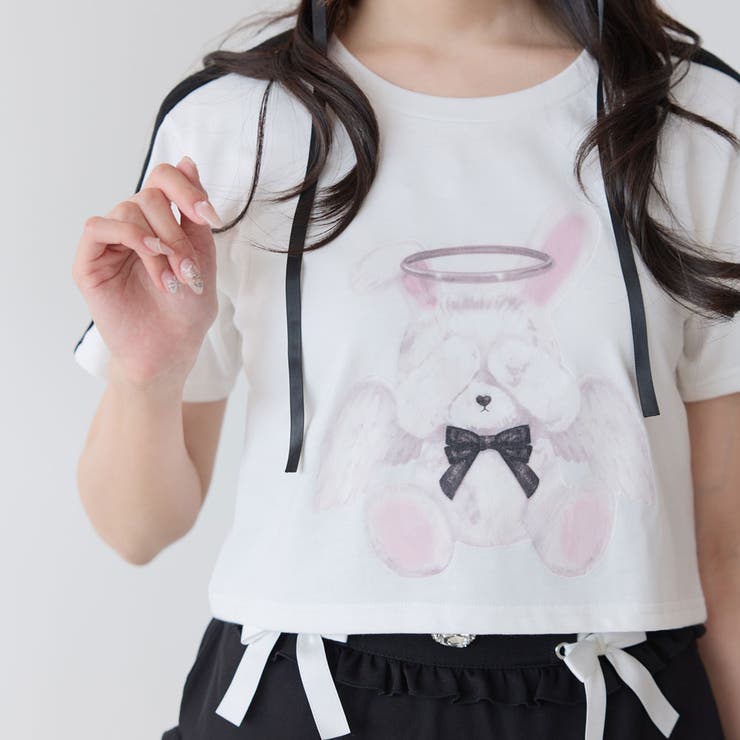 選べるプリントクロップドT 量産型 地雷系 夢展望 | DearMyLove | 詳細画像13 