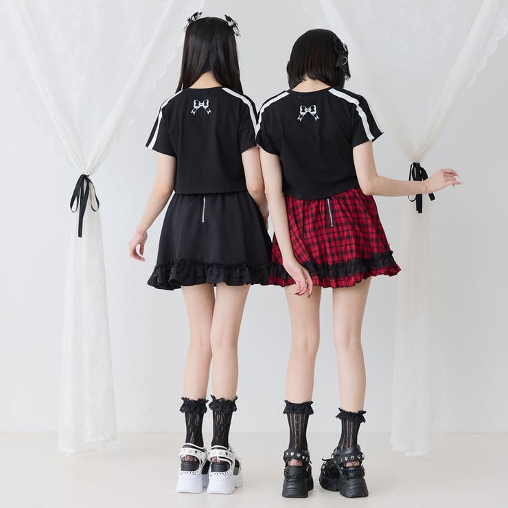 選べるプリントクロップドT 量産型 地雷系 夢展望 | DearMyLove | 詳細画像21 