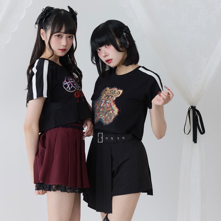 選べるプリントクロップドT 量産型 地雷系 夢展望 | DearMyLove | 詳細画像32 