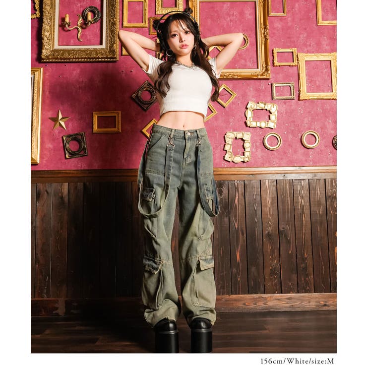 透けレースリボンハートカットソー 韓国 夢展望 | 夢展望 | 詳細画像6 