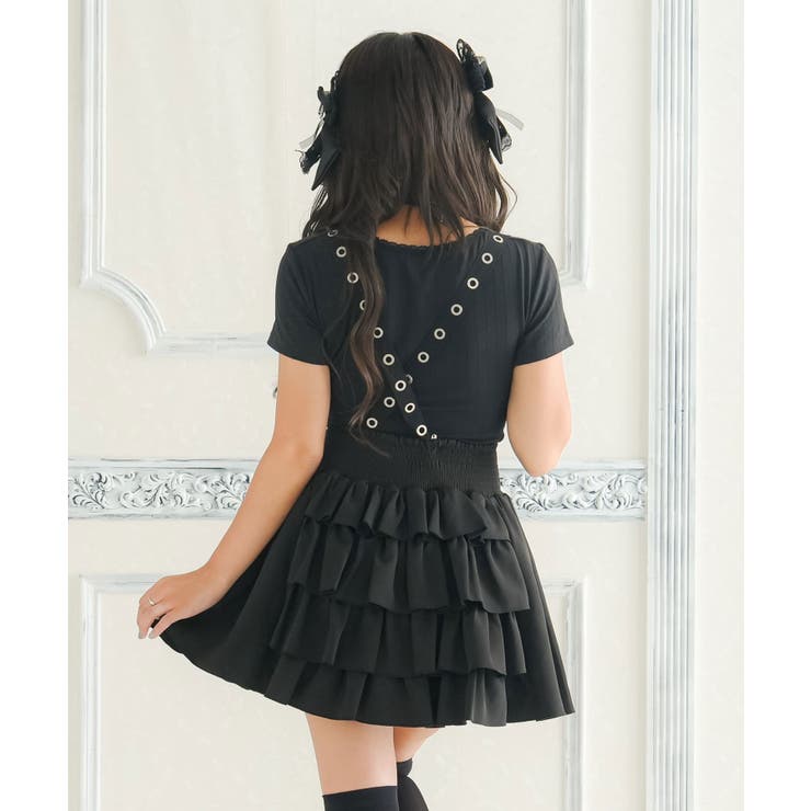 透けレースリボンハートカットソー 韓国 夢展望 | 夢展望 | 詳細画像11 