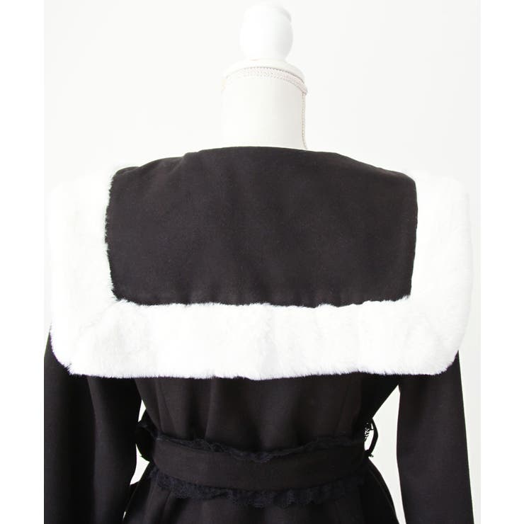 ハートバックルベルトセーラーファーコート 量産型 地雷系 夢展望 | DearMyLove | 詳細画像32 