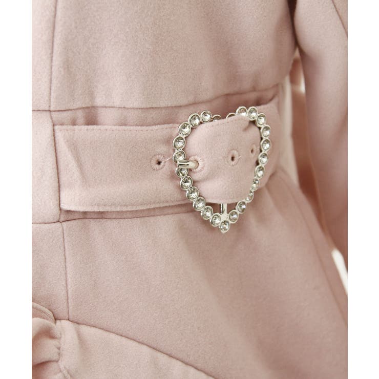 ハートたっぷりフリルAラインファーコート 量産型 地雷系 夢展望 | DearMyLove | 詳細画像44 