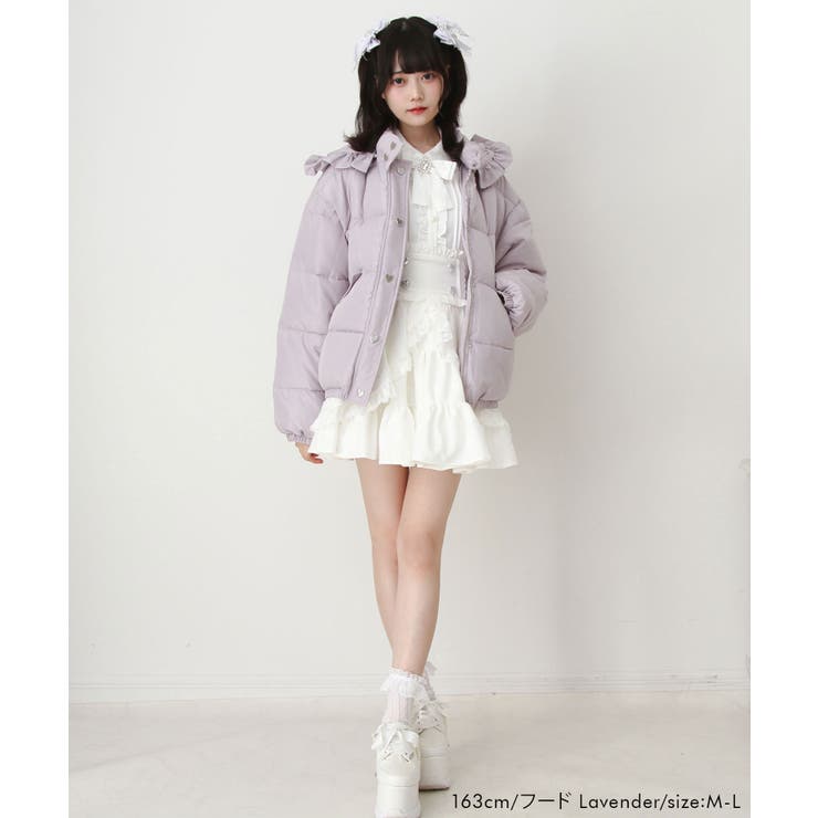 選べるデザイン中綿ハートブルゾン 量産型 地雷系 夢展望 | DearMyLove | 詳細画像14 