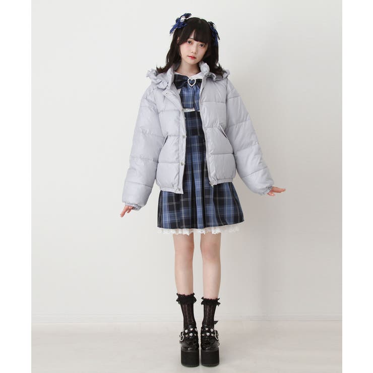 選べるデザイン中綿ハートブルゾン 量産型 地雷系 夢展望 | DearMyLove | 詳細画像23 