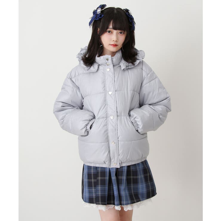 選べるデザイン中綿ハートブルゾン 量産型 地雷系 夢展望[品番