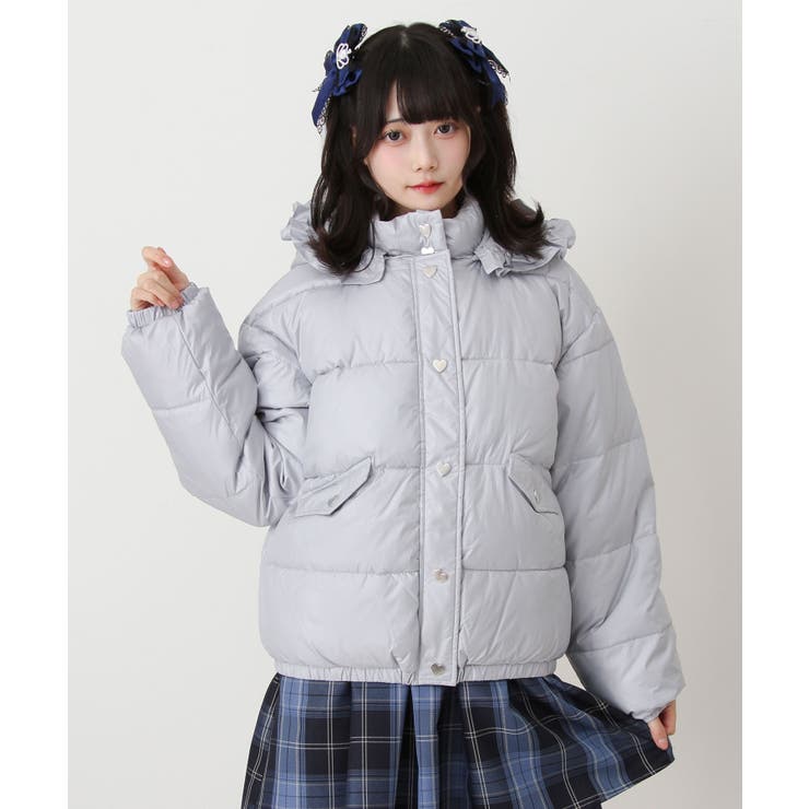 選べるデザイン中綿ハートブルゾン 量産型 地雷系 夢展望[品番