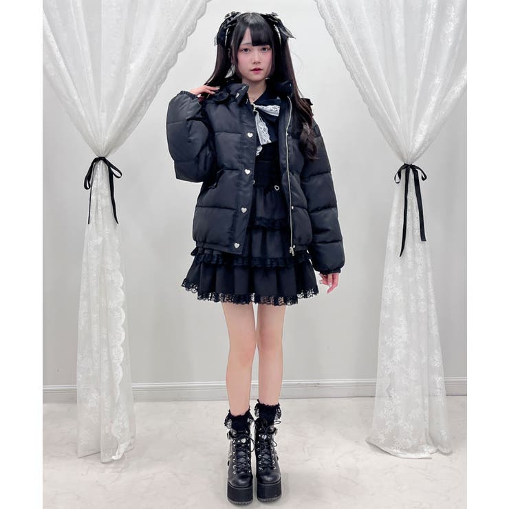 選べるデザイン中綿ハートブルゾン 量産型 地雷系 夢展望 | DearMyLove | 詳細画像30 