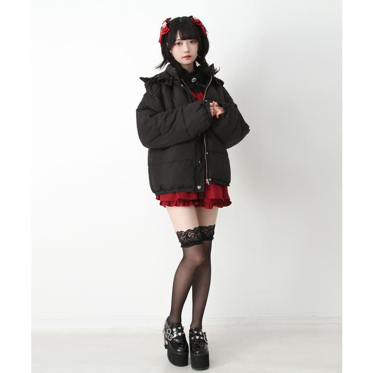 選べるデザイン中綿ハートブルゾン 量産型 地雷系 夢展望 | DearMyLove | 詳細画像51 