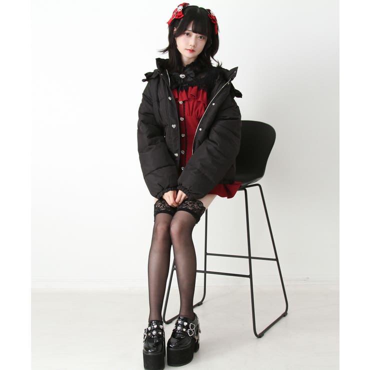 選べるデザイン中綿ハートブルゾン 量産型 地雷系 夢展望 | DearMyLove | 詳細画像60 