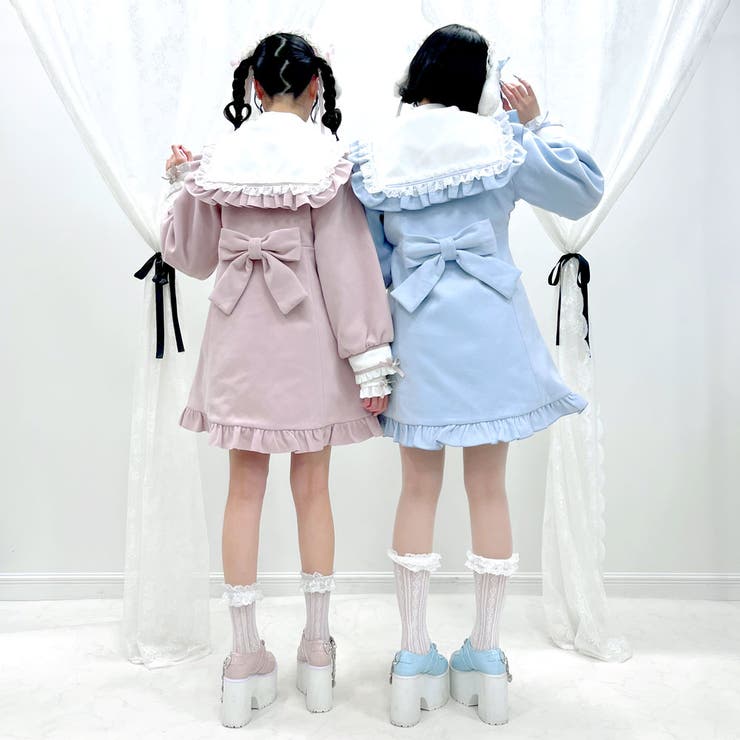 美品 M'S GRACY リボン フリル襟 テーラード コート ネイビー 38 美品 M'S GRACY リボン フリル襟 テーラード コート ネイビー 38