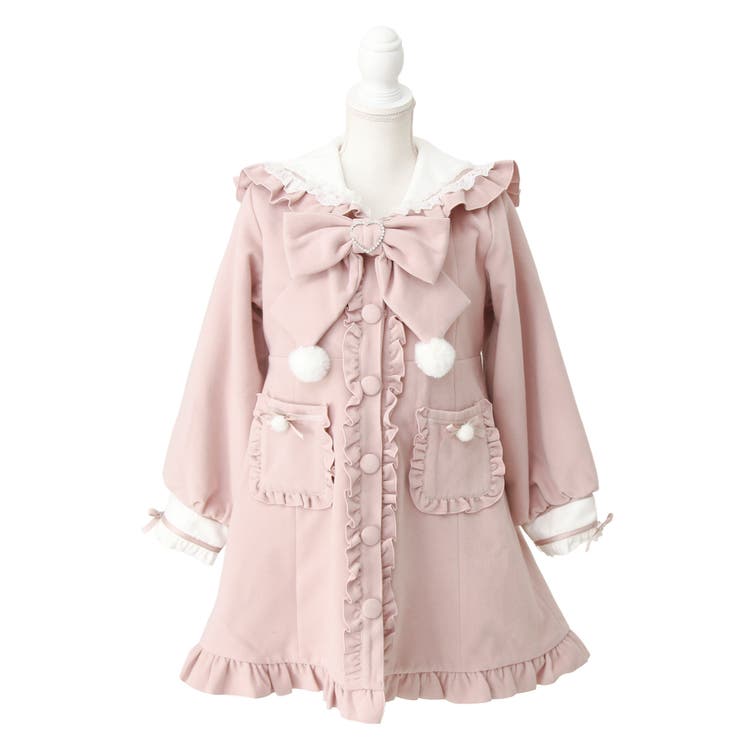 ポンポンリボンセーラー襟フリルコート 量産型 地雷系 夢展望 | DearMyLove | 詳細画像41 