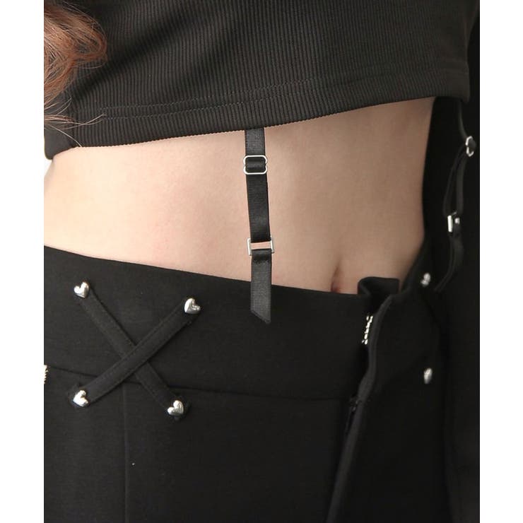 ローウエストワイドパンツ 量産型 地雷系 夢展望 | DearMyLove | 詳細画像5 