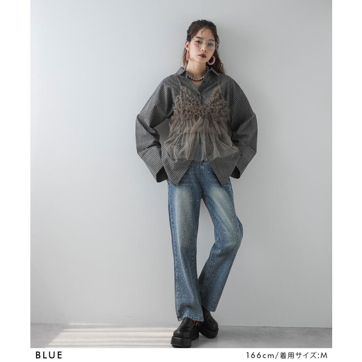 ストーンツキルーズデニムパンツ 韓国 夢展望 bohmal(ボマール) | 夢展望 | 詳細画像2 