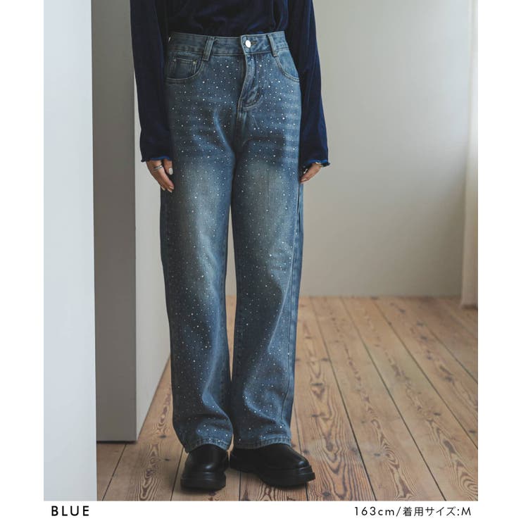 ストーンツキルーズデニムパンツ 韓国 夢展望 bohmal(ボマール) | 夢展望 | 詳細画像13 