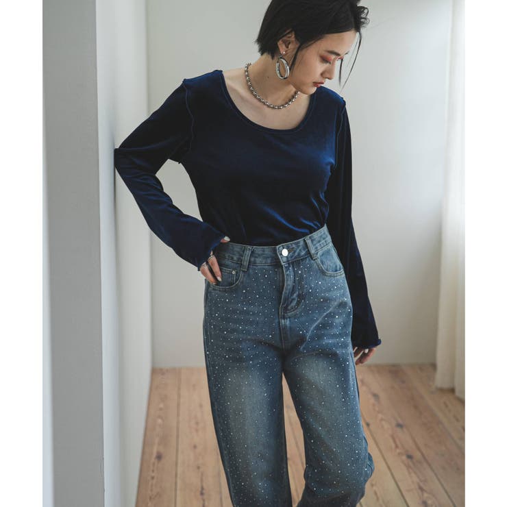 ストーンツキルーズデニムパンツ 韓国 夢展望 bohmal(ボマール) | 夢展望 | 詳細画像17 