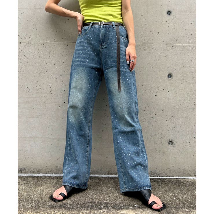 ストーンツキルーズデニムパンツ 韓国 夢展望 bohmal(ボマール) | 夢展望 | 詳細画像35 