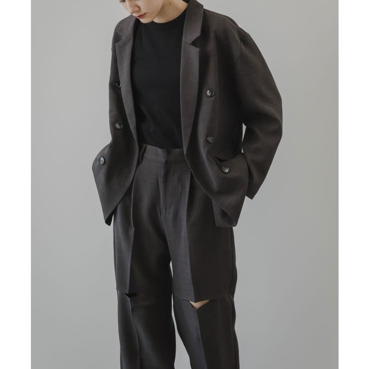 膝スリットスラックスパンツ 韓国 夢展望 | 夢展望 | 詳細画像13 