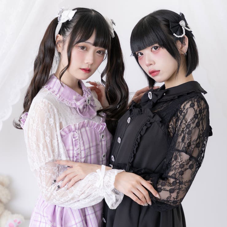 レースドッキングビスチェワンピ 量産型 地雷系 夢展望 | DearMyLove | 詳細画像10 