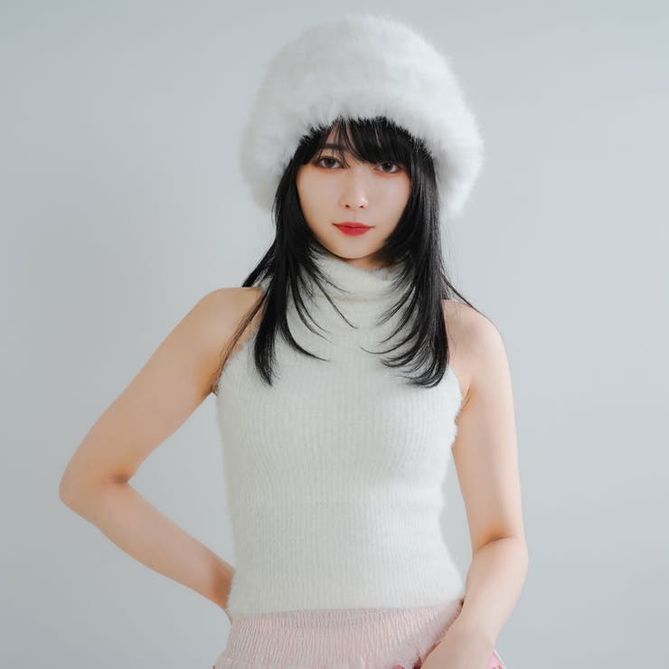 ボリュームエコファー帽子 韓国 夢展望 | 夢展望 | 詳細画像3 