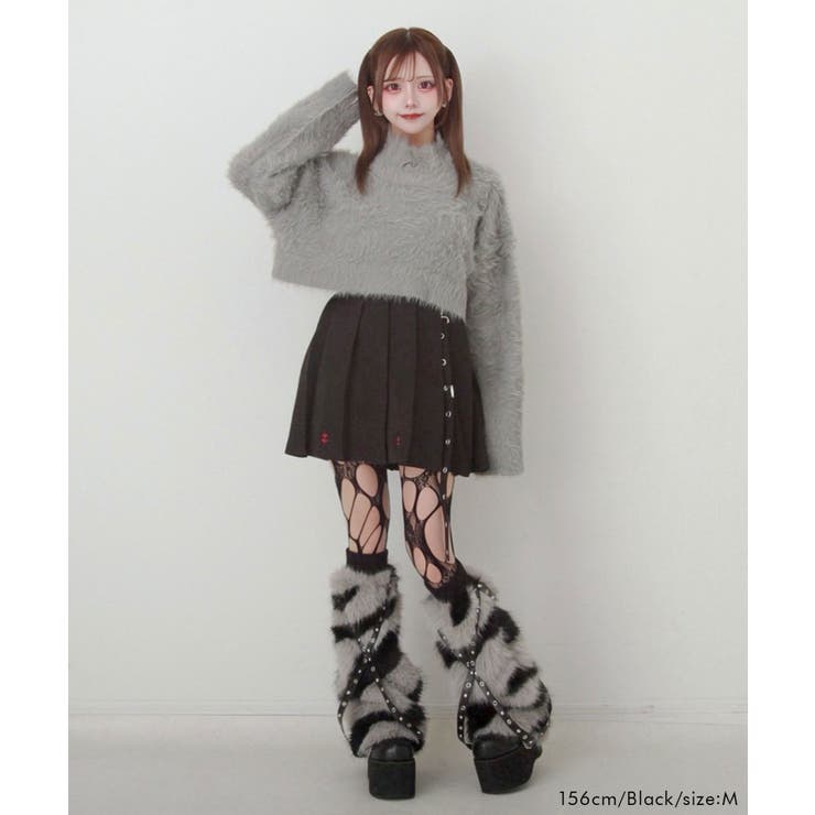 エンブロイダリープリーツスカート 量産型 地雷系 夢展望 | DearMyLove | 詳細画像3 