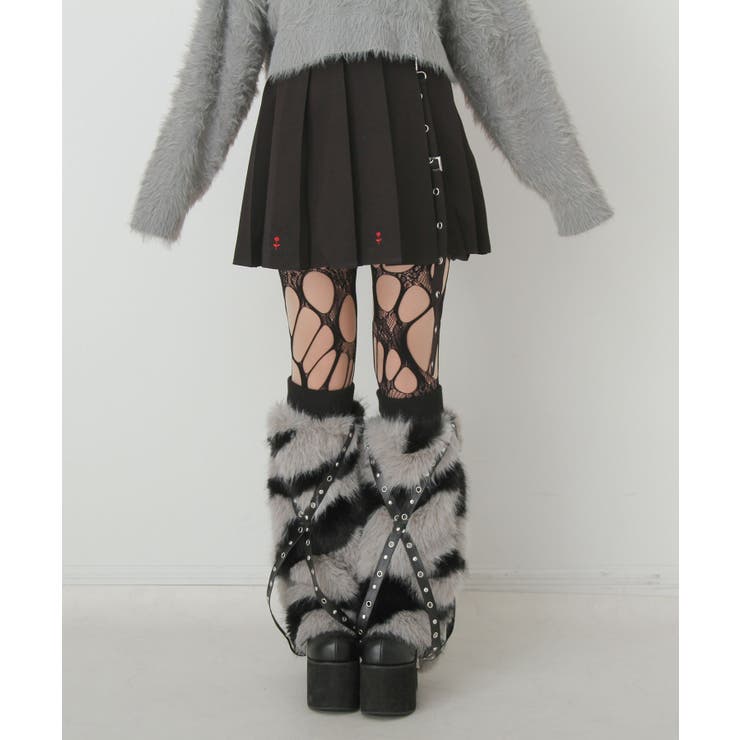 エンブロイダリープリーツスカート 量産型 地雷系 夢展望 | DearMyLove | 詳細画像5 