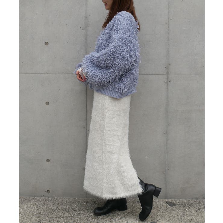 ループヤーン前後2wayカーディガン 韓国 夢展望 | 夢展望 | 詳細画像12 