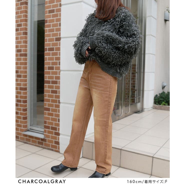 ループヤーン前後2wayカーディガン 韓国 夢展望 | 夢展望 | 詳細画像15 