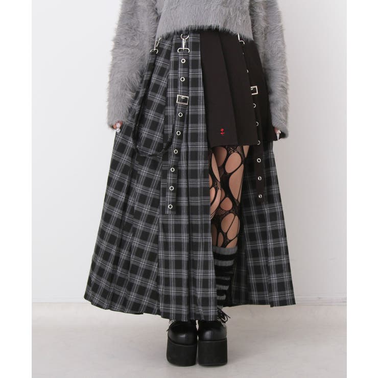 イミテーションプリーツスカート 量産型 地雷系 夢展望 | DearMyLove | 詳細画像7 