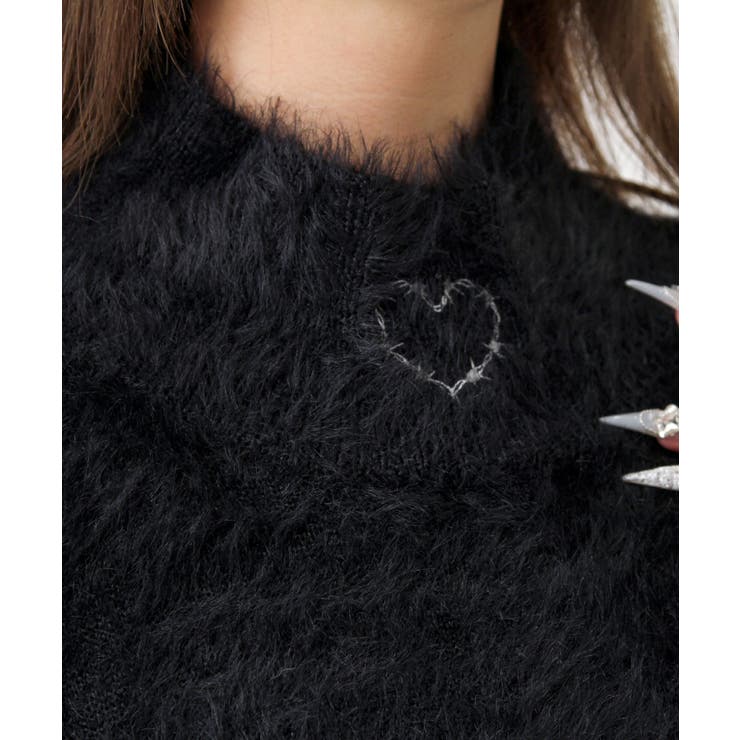 クロップドシャギーニット 量産型 地雷系 夢展望 | DearMyLove | 詳細画像9 