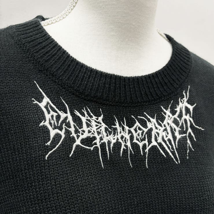 ロゴグランジビッグニット 量産型 地雷系 夢展望 | DearMyLove | 詳細画像11 