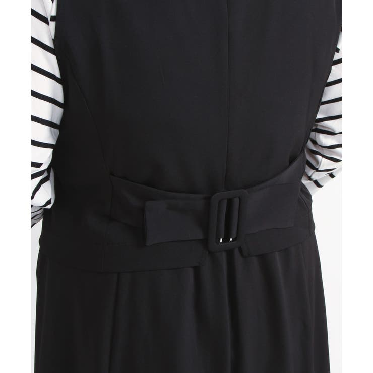 【3L~6L】ショート丈バックベルトベスト【大きいサイズ】   韓国 夢展望 | 夢展望 | 詳細画像12 