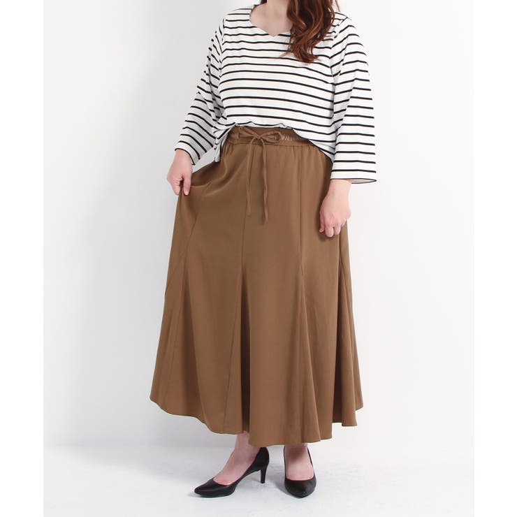 ウエストゴムフレアマーメイドスカート 韓国 夢展望 | 夢展望 | 詳細画像6 