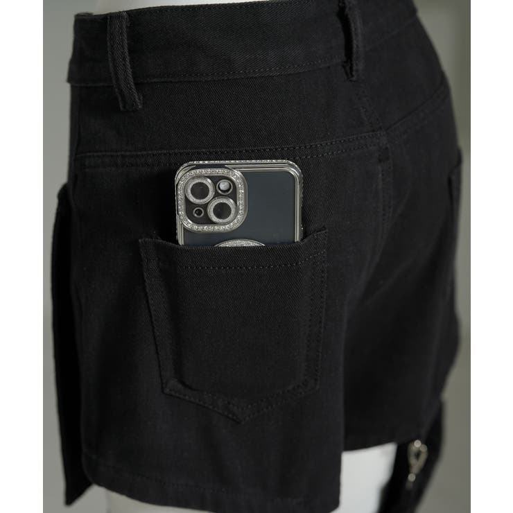 ショート&ロング2wayルーズデニムワイドパンツ 韓国 夢展望 | 夢展望 | 詳細画像25 