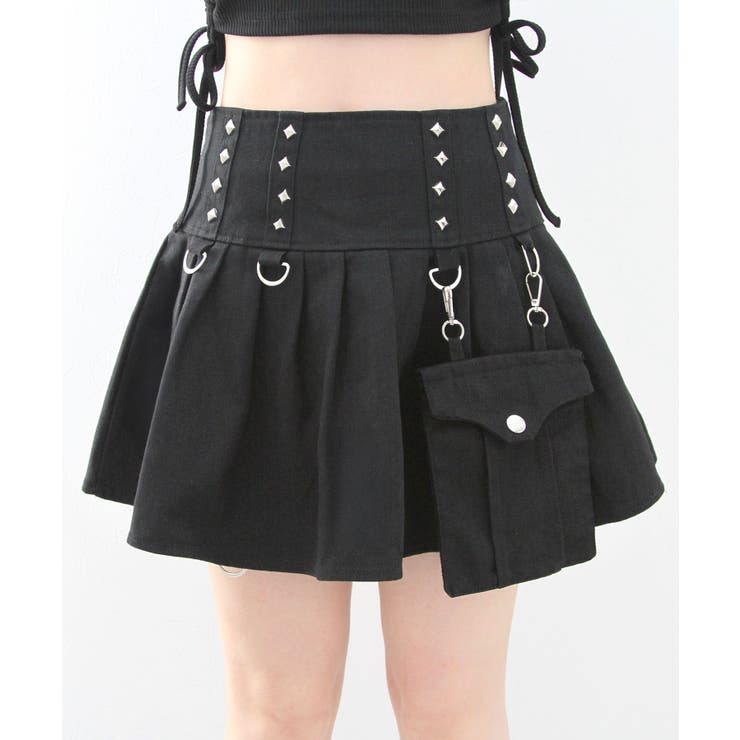 レッグウォーマー付スタッズデザインプリーツスカパンセット 韓国 夢展望 | 夢展望 | 詳細画像22 